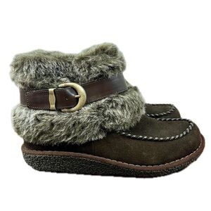 Bass Durango Brown Suede Booties - Size 7